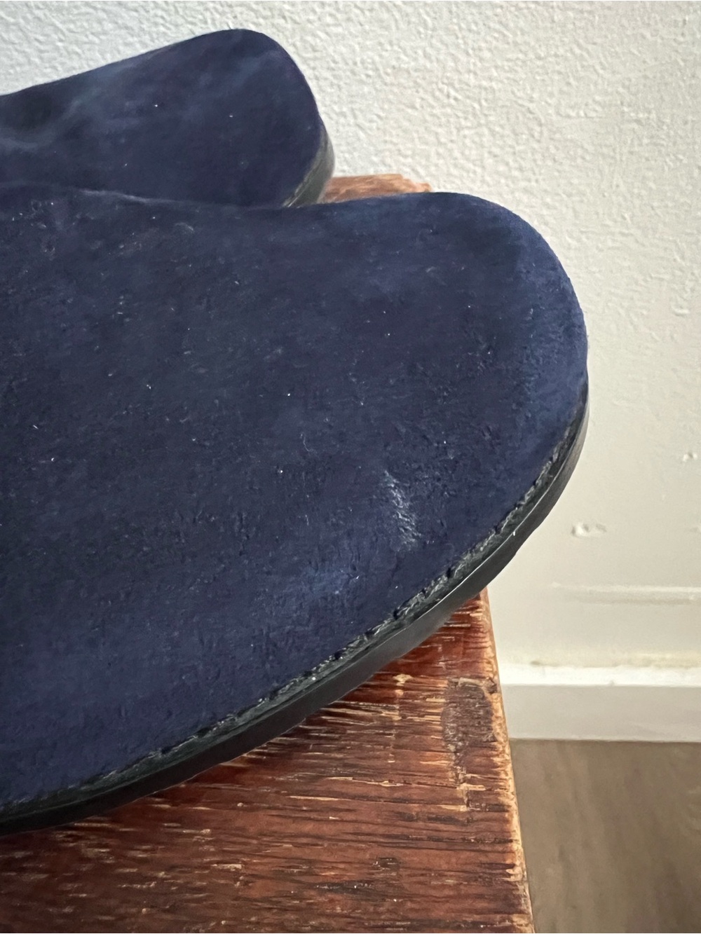 Stuart Weitzman 50/50 Deep Navy Suede Knee-High Boots Rare - Picture 9 of 13